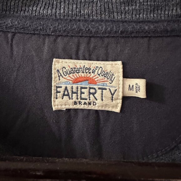 Faherty Cloud Henley (Men's) - Size: Medium - Picture 2 of 3